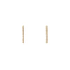14mm diamond staple stud earrings PRE 171 14KY