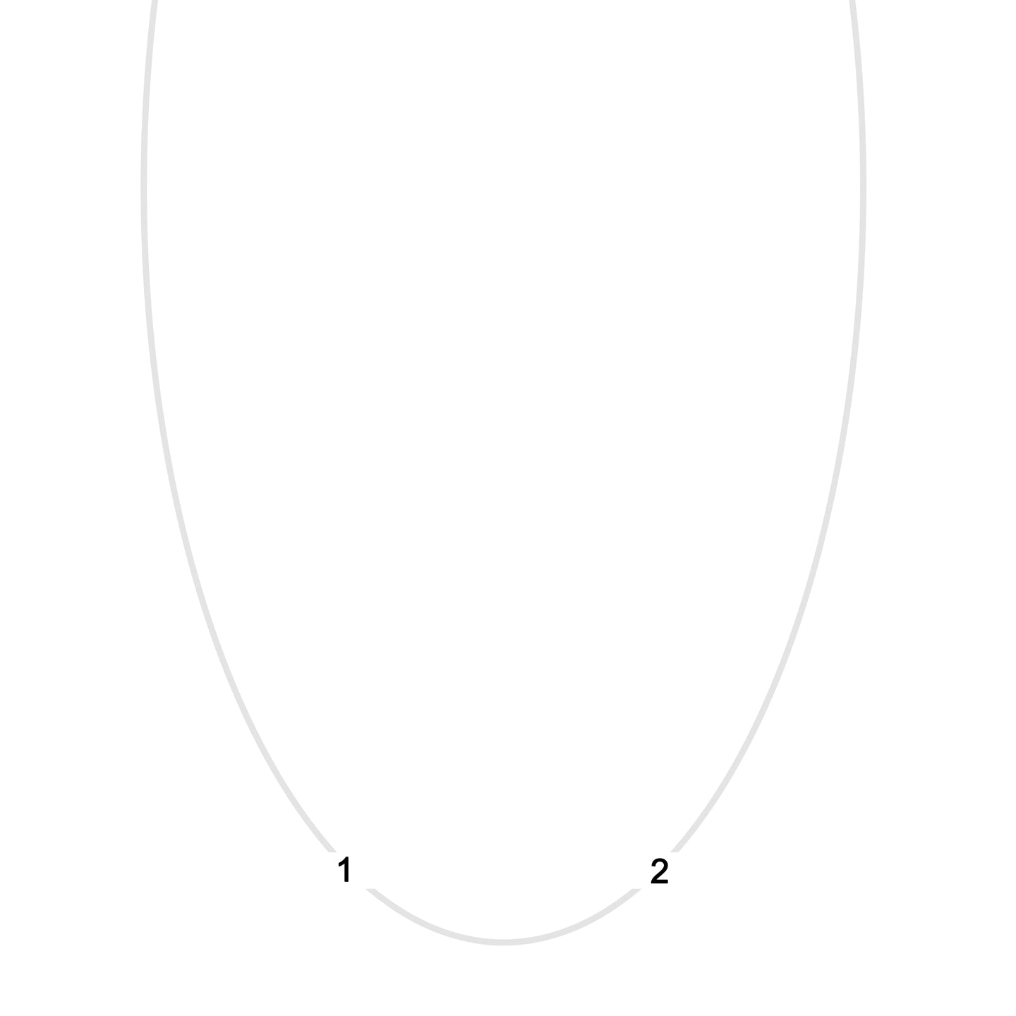 2 gold initial letter necklace illustration - personalized monogram design concept