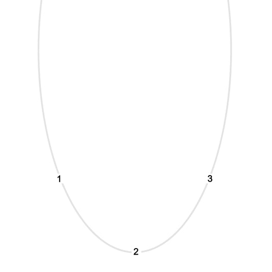 3 Letter Gold and Diamond Initial Necklace