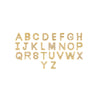 All alphabet diamond letter pendant charms in gold - personalized initial jewelry collection