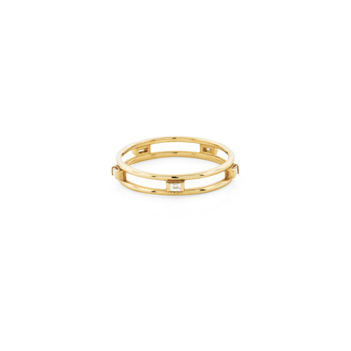 diamond gold carousel ring PRR 095 WD