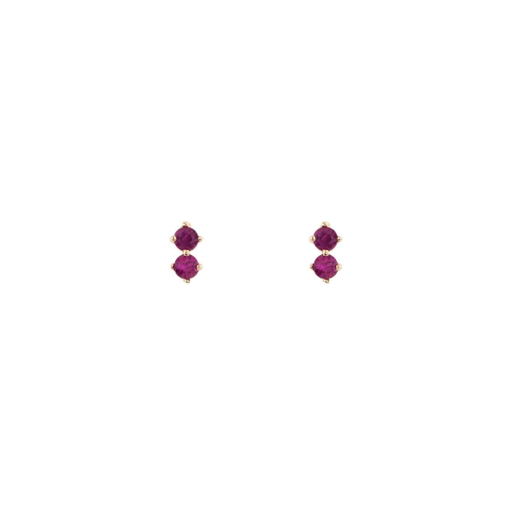 double ruby stud earrings pre 457 14ky_4796ce42 6975 42aa a6f9 2b5f70a2cd7d