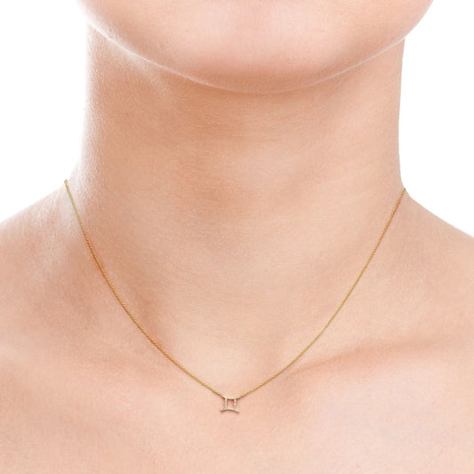 Diamond Gemini Necklace