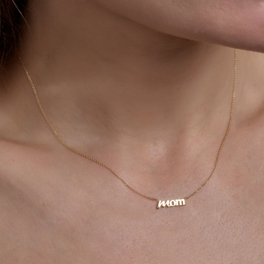 Gold Mom Necklace