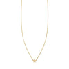 Gold starfish charm necklace - delicate sea-inspired pendant