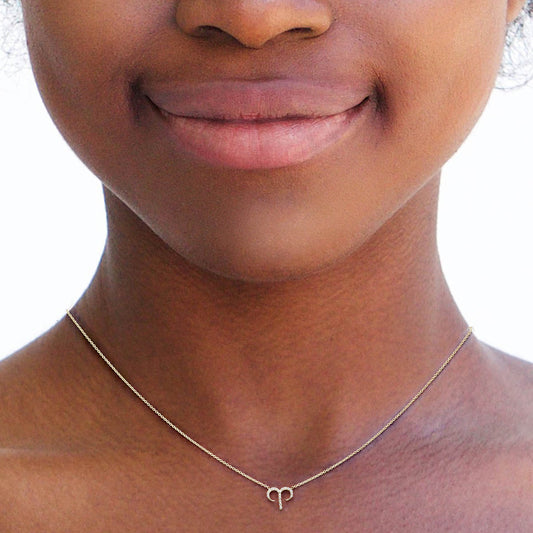Diamond Aries Necklace