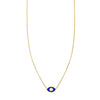 large opal diamond evil eye necklace