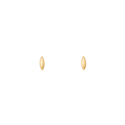 marquee eye stud earrings PRE 397 14KY