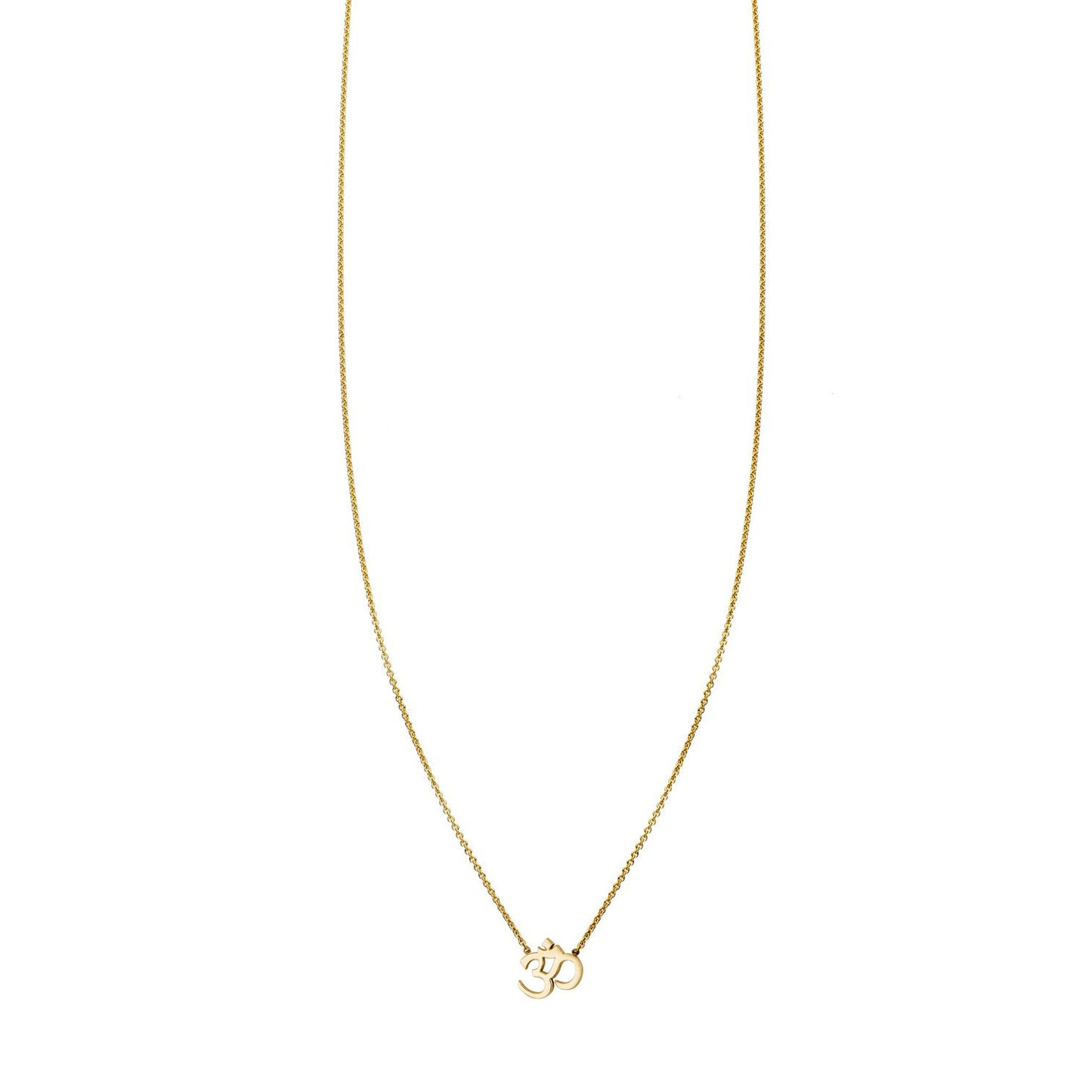 ohm dainty charm petite necklace PRN 382 14KY