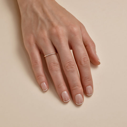 Thirteen Diamond Gold Ring