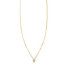 tiny white diamond hamsa hand necklace prn 022 wd