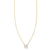white diamond ahava love necklace PRN 434 WD
